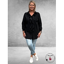 ONLY-M Roezel Blouse Lang Nero